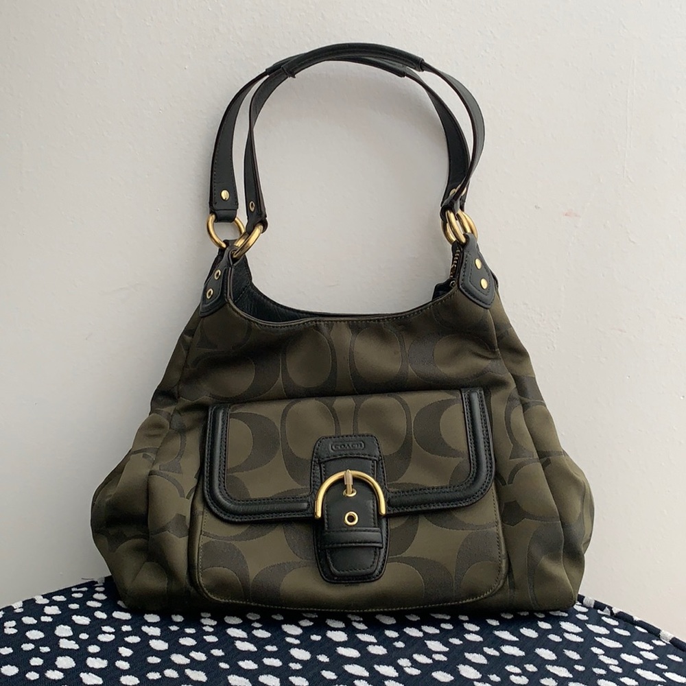 Coach Campbell Metallic Hobo Bag